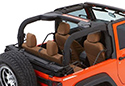 Image is representative of Bestop Trektop Glide Soft Top.<br/>Due to variations in monitor settings and differences in vehicle models, your specific part number (54923-35) may vary.