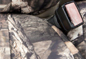 Image is representative of Coverking Mossy Oak Camo Seat Covers.<br/>Due to variations in monitor settings and differences in vehicle models, your specific part number (CSCMO05FD9730) may vary.