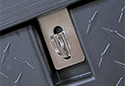 Image is representative of Dee Zee Poly Triangle Trailer Tongue Tool Box.<br/>Due to variations in monitor settings and differences in vehicle models, your specific part number (DZ91717P) may vary.