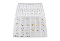 Image is representative of Holley Carburetor Air Bleed Assortment Kit.<br/>Due to variations in monitor settings and differences in vehicle models, your specific part number (36-240) may vary.