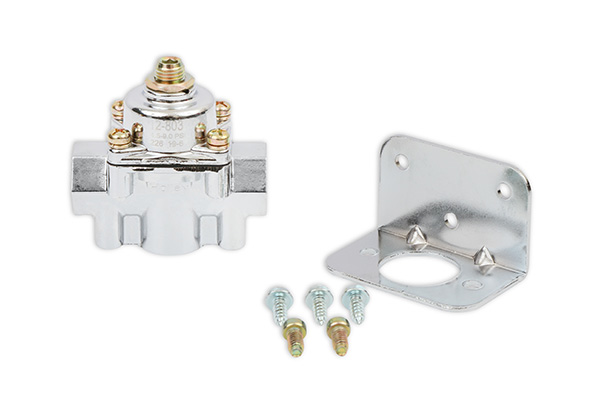 Holley Chrome Carbureted Fuel Pressure Regulator