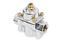 Image is representative of Holley Chrome Carbureted Fuel Pressure Regulator.<br/>Due to variations in monitor settings and differences in vehicle models, your specific part number (12-803) may vary.