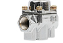 Image is representative of Holley Chrome Carbureted Fuel Pressure Regulator.<br/>Due to variations in monitor settings and differences in vehicle models, your specific part number (12-803) may vary.