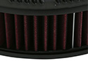Image is representative of Holley Finned Vintage Style Air Cleaner.<br/>Due to variations in monitor settings and differences in vehicle models, your specific part number (120-153) may vary.
