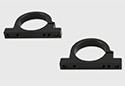 Image is representative of Holley Fuel Filter Mounting Bracket.<br/>Due to variations in monitor settings and differences in vehicle models, your specific part number (162-574) may vary.