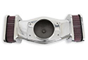 Image is representative of Holley Hi-Tek Air Cleaner.<br/>Due to variations in monitor settings and differences in vehicle models, your specific part number (64280) may vary.