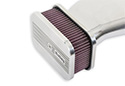 Image is representative of Holley Hi-Tek Air Cleaner.<br/>Due to variations in monitor settings and differences in vehicle models, your specific part number (64280) may vary.
