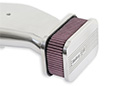 Image is representative of Holley Hi-Tek Air Cleaner.<br/>Due to variations in monitor settings and differences in vehicle models, your specific part number (64280) may vary.