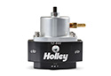 Image is representative of Holley HP Billet EFI By Pass Fuel Pressure Regulator.<br/>Due to variations in monitor settings and differences in vehicle models, your specific part number (12-846) may vary.