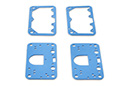 Image is representative of Holley Metering Block/ Fuel Bowl Gasket Pack.<br/>Due to variations in monitor settings and differences in vehicle models, your specific part number (108-200) may vary.