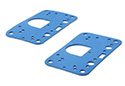 Image is representative of Holley Metering Block/ Fuel Bowl Gasket Pack.<br/>Due to variations in monitor settings and differences in vehicle models, your specific part number (108-200) may vary.