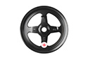 Image is representative of Holley Power Steering Pump Pulley.<br/>Due to variations in monitor settings and differences in vehicle models, your specific part number (97-152) may vary.