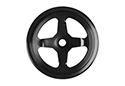 Image is representative of Holley Power Steering Pump Pulley.<br/>Due to variations in monitor settings and differences in vehicle models, your specific part number (97-152) may vary.