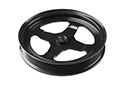 Image is representative of Holley Power Steering Pump Pulley.<br/>Due to variations in monitor settings and differences in vehicle models, your specific part number (97-152) may vary.