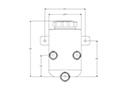 Image is representative of Holley Power Steering Remote Reservoir.<br/>Due to variations in monitor settings and differences in vehicle models, your specific part number (198-212) may vary.
