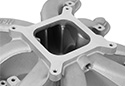 Image is representative of Holley Single Plane Intake Manifold.<br/>Due to variations in monitor settings and differences in vehicle models, your specific part number (300-132) may vary.