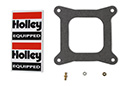 Image is representative of Holley Supercharger Double Pumper Carburetor.<br/>Due to variations in monitor settings and differences in vehicle models, your specific part number (0-80573S) may vary.