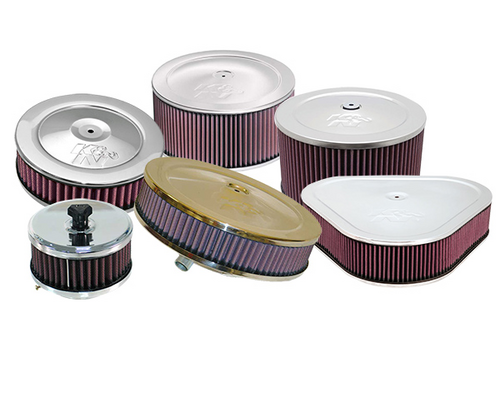 K&N Round Air Filter Cleaner Assembly