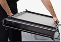 Image is representative of LOMAX Tri-Fold Tonneau Cover.<br/>Due to variations in monitor settings and differences in vehicle models, your specific part number (B6070019) may vary.