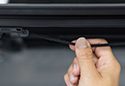 Image is representative of LOMAX Tri-Fold Tonneau Cover.<br/>Due to variations in monitor settings and differences in vehicle models, your specific part number (B6070019) may vary.