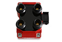 Image is representative of MSD DIS-4 Tower Ignition Coil.<br/>Due to variations in monitor settings and differences in vehicle models, your specific part number (8241) may vary.