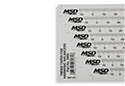 Image is representative of MSD Timing Tape.<br/>Due to variations in monitor settings and differences in vehicle models, your specific part number (8985) may vary.