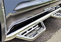 Image is representative of N-Fab Podium Step Nerf Bars.<br/>Due to variations in monitor settings and differences in vehicle models, your specific part number (HPC1573QC-TX) may vary.