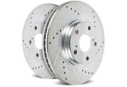 Power Stop 08-17 Buick Enclave Front Evolution Drilled & Slotted Rotors - Pair