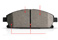 Image is representative of Power Stop Z16 Evolution Ceramic Brake Pads.<br/>Due to variations in monitor settings and differences in vehicle models, your specific part number (16-795) may vary.