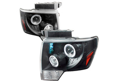 SPEC-D TUNING Halo Rims - Faros Delanteros LED Cromados Para