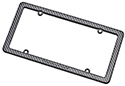 WeatherTech Carbon Fiber License Plate Frame