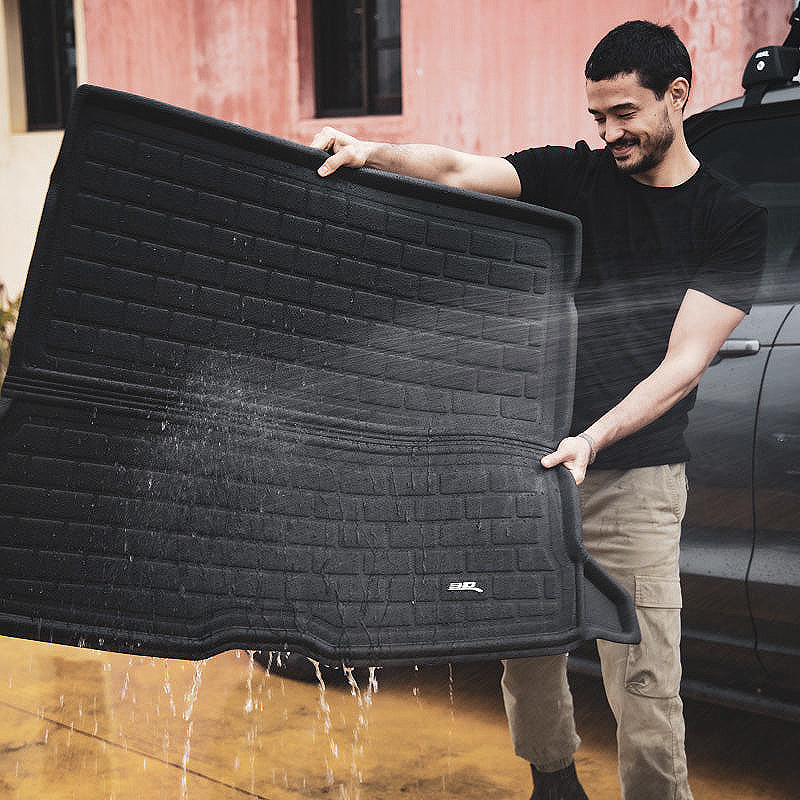 3D MAXpider Fodera Bagagliaio Kagu Per Tesla Model Y 2020-2023 – Nero, Su Misura, Antiscivolo, 3 Strati