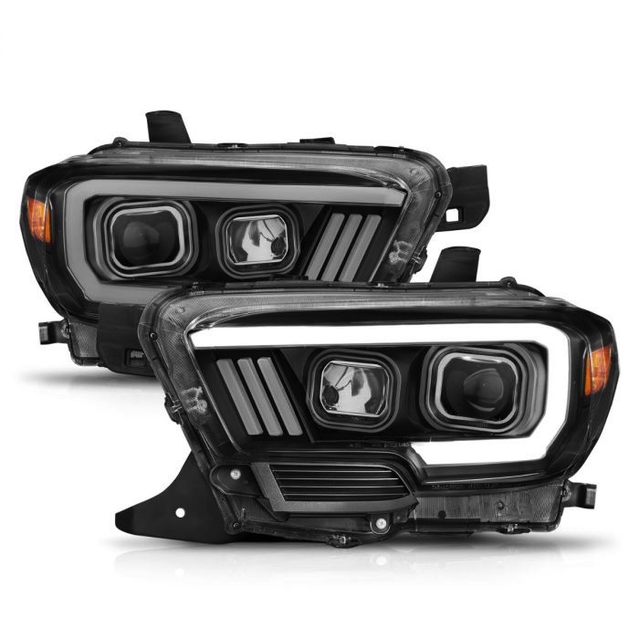 111377 Anzo Projector Headlights with Plank Style Design
