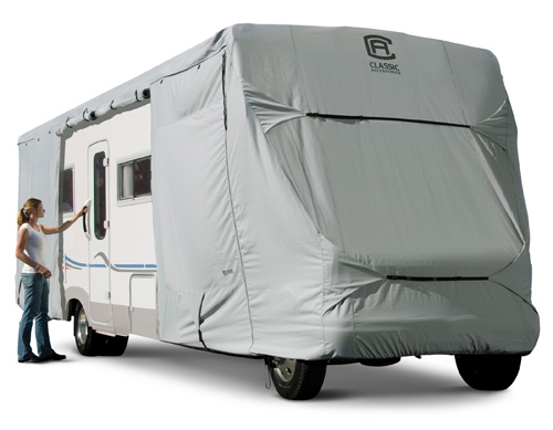 Classic Accessories PermaPRO Copertura Pieghevole Per Rimorchio Campeggio - Adatta Per Lunghezze 12'-14', Protezione UV E Pioggia