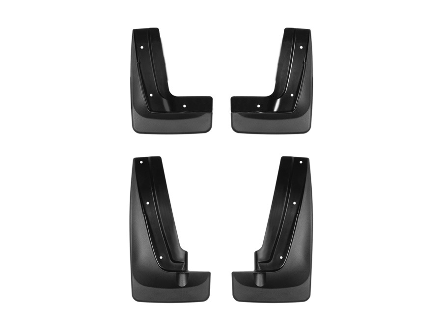 WeatherTech No-Drill Mud Flaps – Front Set For Select Trucks/SUVs – Black (110059-120059)