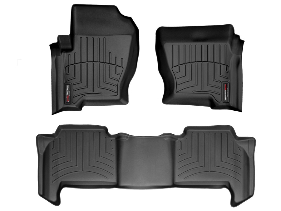 Weathertech Mat Range Rover 440461-443622 WeatherTech 1st Row & 2nd Row (1-Piece) Floor Liners ...