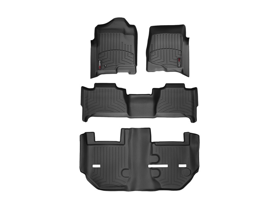 440661-440666-442355 WeatherTech 1st Row, 2nd Row (1-Piece), 3rd Row (1 ...