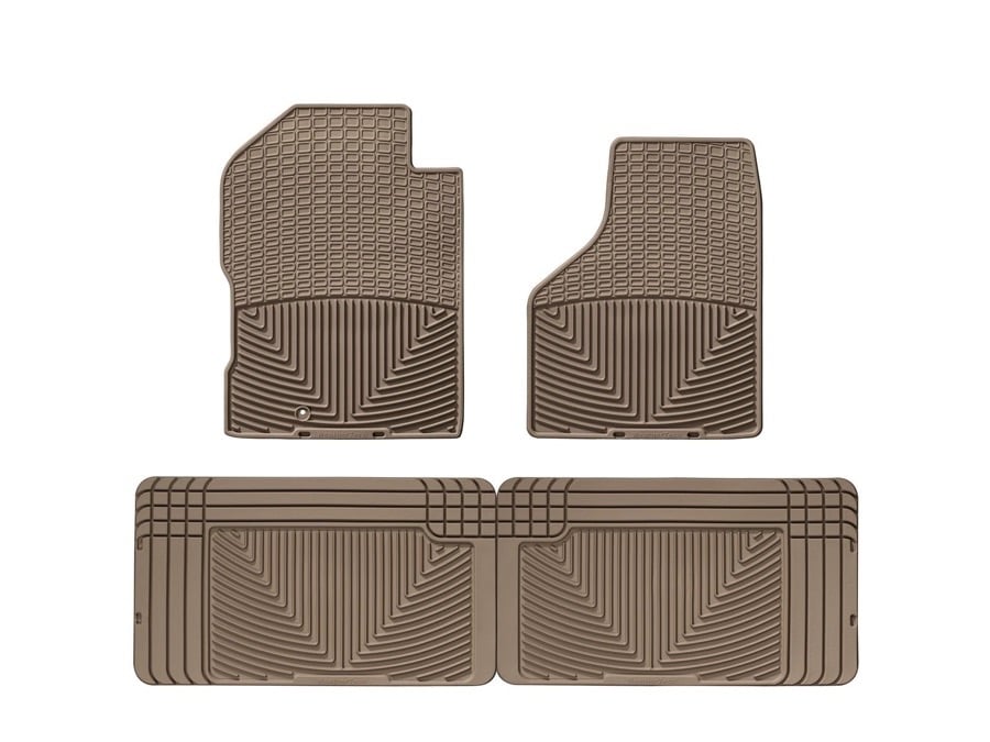 WeatherTech All-Weather Floor Mats for W25TN - 2nd Row Tan