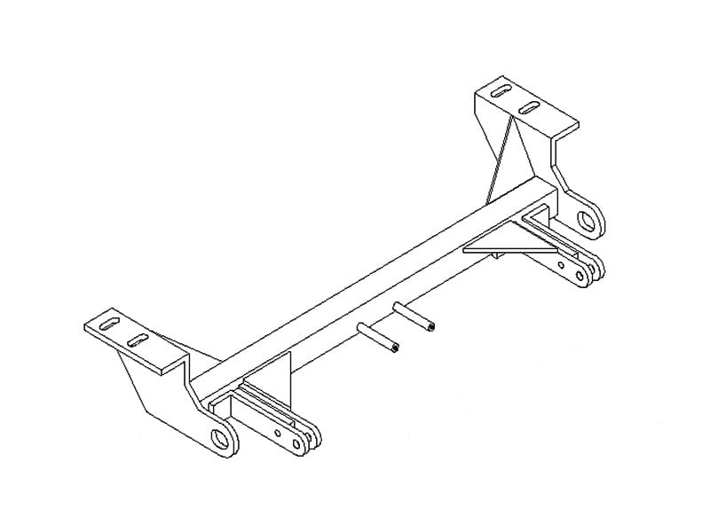 Blue Ox BX2170 Base Plate For Towing - Vehicle Specific Stainless Steel Tow Bar Mounting Bracket For Ford Ranger 1998 (Includes Hardware & Instructions) - View #7