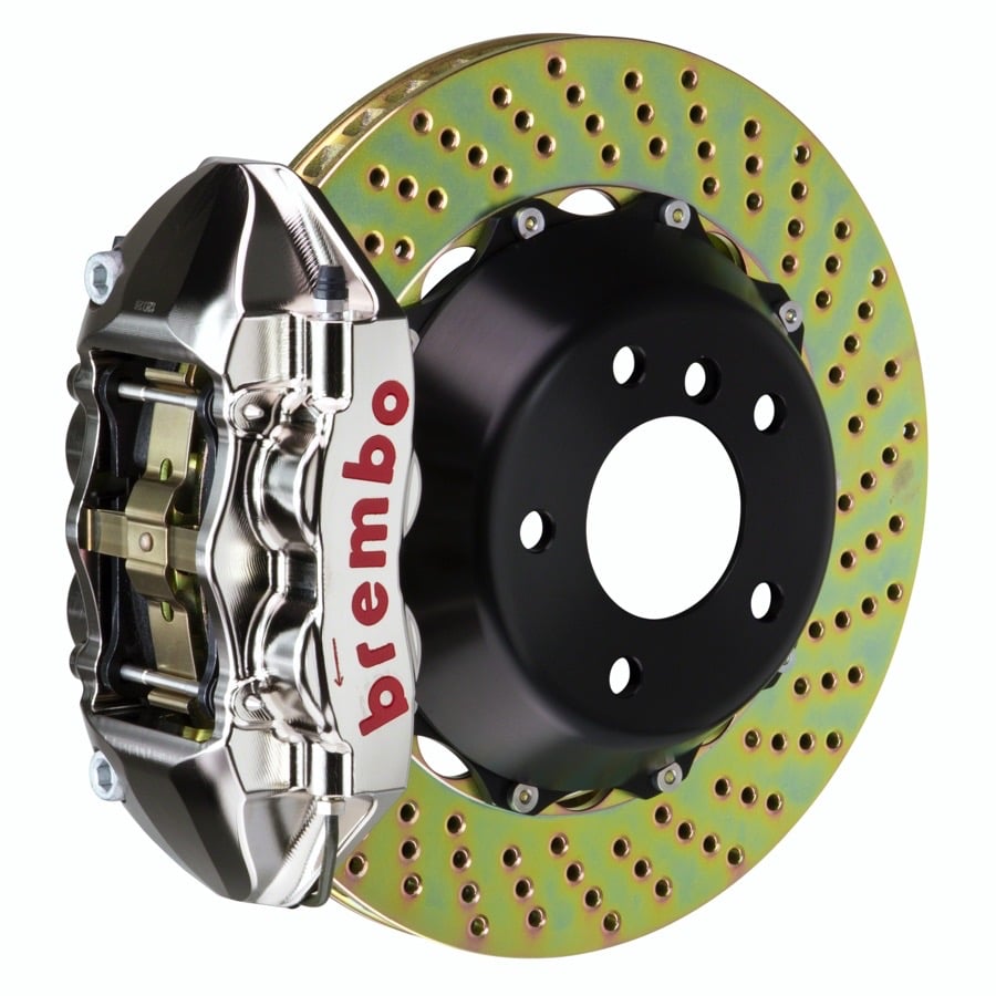 2P1.9002AR Brembo Rear 2-Piece GT-R Drilled Brake Kit