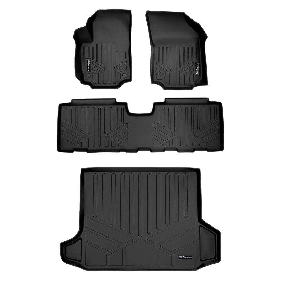 Tappetini Auto SMARTLINER SA0310/B0310 | Stampati 3D Con Bordo Rialzato | Antiscivolo E Facili Da Pulire - 3