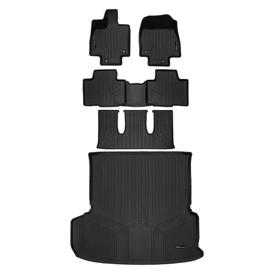 SMARTLINER SA0289/B0289 - Tappetini Auto Universali Inodore, Antiscivolo, Bordo Rialzato - Set Fodere Per Pavimenti