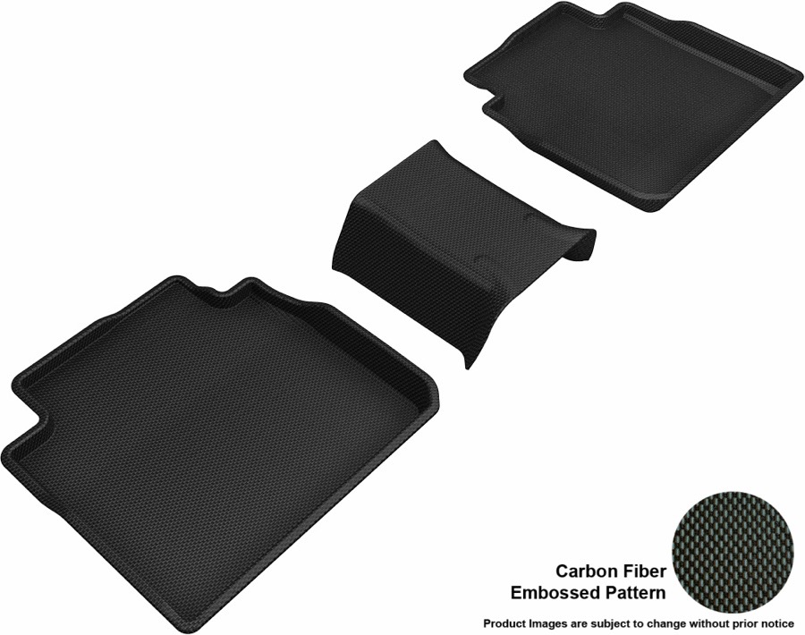 L1TY24521509 3D Maxpider 2nd Row 3 Piece Floor Liners - Fits 2019 