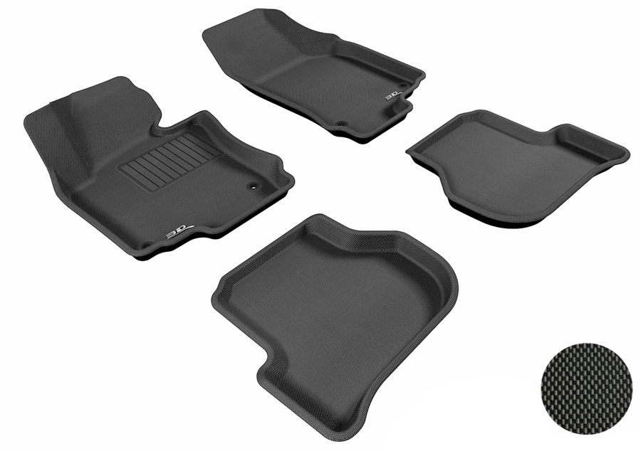 L1VW00801509 3D Maxpider 1st & 2nd Row 4 Piece Set - Fits 2005 