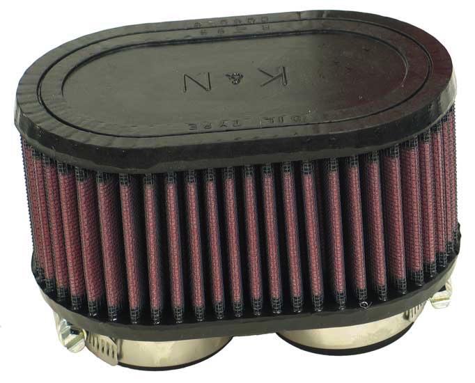 K&N RD-0700 Universal Clamp-On Air Filter | High Flow Cotton For Performance