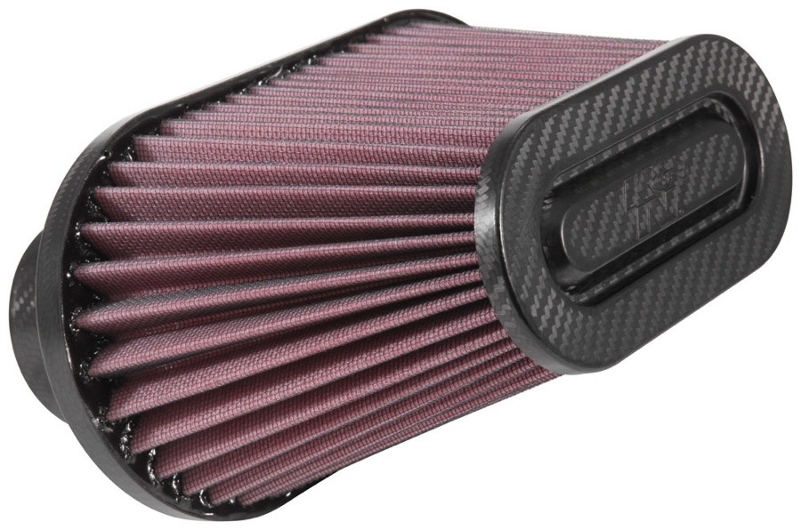 K&N Filtro de aire universal con abrazadera alto rendimiento, premium