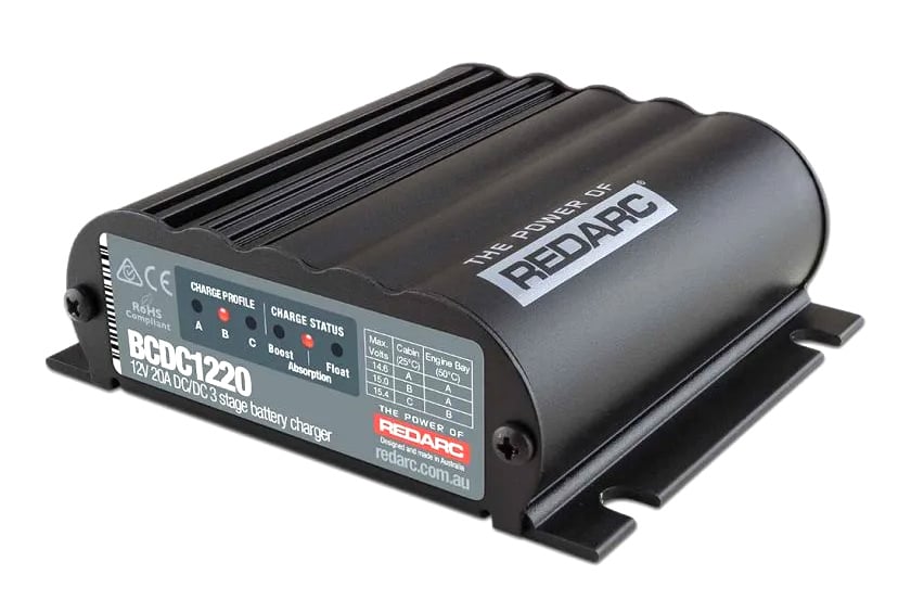 REDARC BCDC1220 - DC/DC 3-Stage In-Vehicle Battery Charger