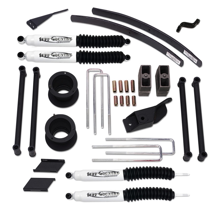 Tuff Variations 35913KN Tuff Country Lift Kit with Front Lift: 4.5 In. & Rear Lift: 3 In.