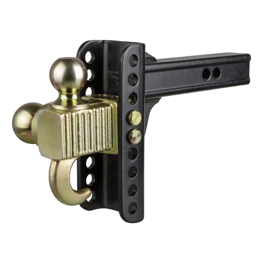 CURT Aries 2-Inch Drop Loaded Ball Mount - 2-Inch Ball, Hitch Mount For Towing (Model 45836)