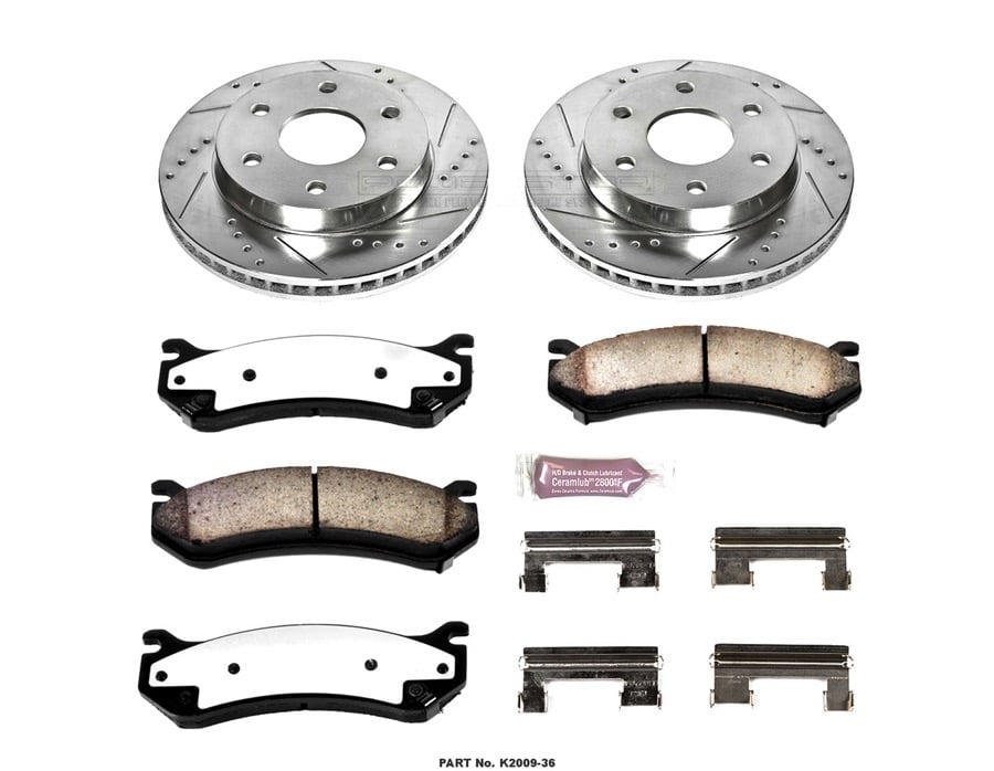 PowerStop Front & Rear Z36 Truck & Tow Brake Kit | Chevrolet Silverado 2500 HD (12-14) (K6259-36) main image 1